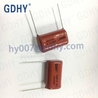 1UF 630VDC Polypropylene Film Capacitor Epoxy Resin Coating